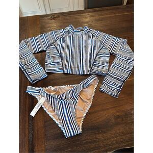 Tart Cara Long Sleeve Bikini Top & Bottom 2 Piece Set